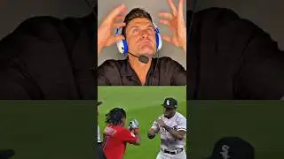 DOWN GOES ANDERSON #mlb #announcer #tomhamilton #indians #guardians #joseramirez #timanderson #fight