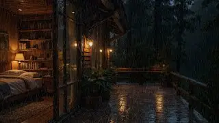 Расслабляющая Ночная Атмосфера Для Лучшего Сна 🌧️ | Непрерывный Сон Для Снятия Стресса И Тревоги