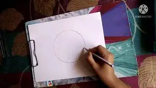 easy mother earth drawing with mask // for beginners