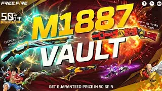ONE PUNCH MAN M1887 RETURN 🤯💥| FREE FIRE X ONE PIECE | FREE FIRE NEW EVENT | FF NEW EVENT 