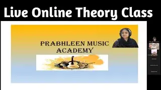 Live Online Theory Class|| Online Harmonium Classes