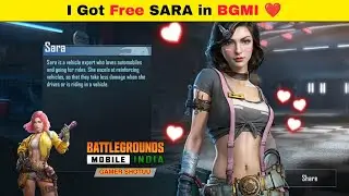 I Got Free Sara In Bgmi | Unlock All Dress And Emote 🥰 | Gamer Shotuu