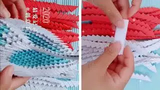 Flower paper - 15 cm, paper rose tutorial, how to do step by step, wal decor, ArtnaanDecor