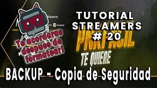 Tutorial Streamer - #20 Copia de seguridad o backup - PNKFacil en espa&ntilde;ol
