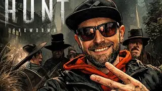Mann mit Bart spielt Hunt Showdown
