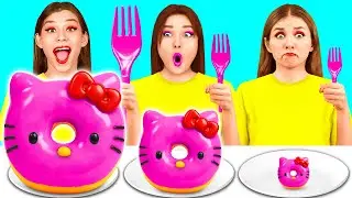Большая, Средняя или Маленькая Тарелка Челлендж | Умные Гаджеты или Лайфхаки от ChallengeTeen