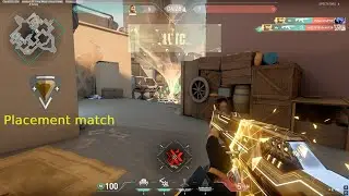 New Act: Competitive Placement Match Gameplay in Valorant