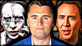 Charlie Kirk FAKE PASSING Was MOCKED in Snake Eyes! Nicolas Cage is Marilyn Manson And Jeffree Star!