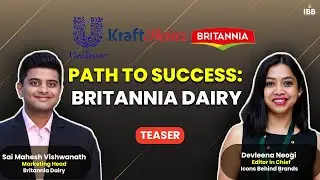 Transitioning from sales to leading marketing success at Britannia Dairy | Icons Behind Brands