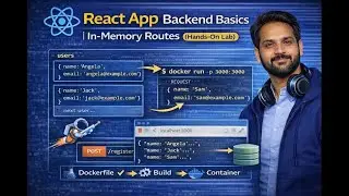 React App Backend Basics | In-Memory Routes (Hands-on Lab) | Hindi