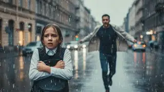 Single Dad Found His Daughter Crying Alone In The Rain — What He Discovered Shocked Him