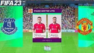 FIFA 23 PS5 | Everton vs Manchester United - Premier League Season - Full Gameplay