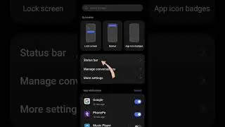 How to Change Notification Style in OnePlus | Notification Style Change Karen | #oneplus | #shorts
