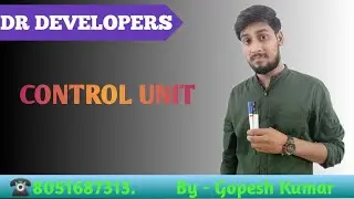 Control Unit ( CU) - An important unit of CPU in Hindi , Manager of computer System By Gopesh Kumar