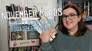 What I Read in November |  2021 Creepy Book Club Picks