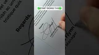 New Signature Idea #fyp #foryou #signatureideas #signature #signaturesondemand #signaturesideas