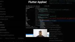Flutter App bar #youtubeshorts