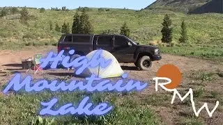 HIGH MOUNTAIN LAKE | Scouting, Shed Hunting, Fishing