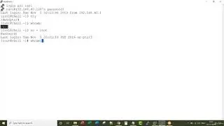 whoami linux command