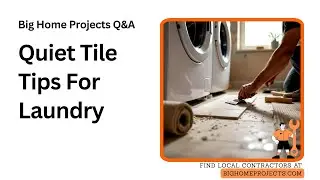 Porcelain Tile Quieting Hacks With Anti Vibration Pads