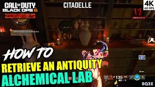 How to Retrieve an ANTIQUITY from the ALCHEMICAL LAB in Citadelle des Morts 🧟 COD BO6 ZOMBIES