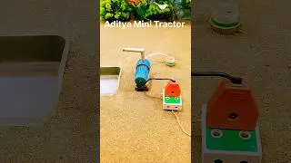 Diy tractor mini pumpset #1million #diy #pumpset