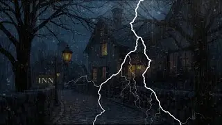 Relaxing Night Rain & Thunder | Perfect for Stress Relief