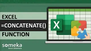 Excel CONCATENATE Function with Examples | Training Lesson 16