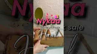 Nykaa hot pink sale haul!🛍️🛒