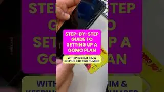 📱 A step-by-step guide to setting up a GOMO plan 📱