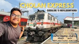 Cholan Express General Class Train Journey | Cuddalore to Mayiladuthurai | Abhijith Bhakthan