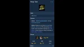 Item Breakdowns:  How Ninja Tabi actually works