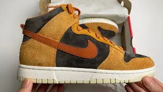 UNBOXING NIKE DUNK HIGH DARK RUSSET