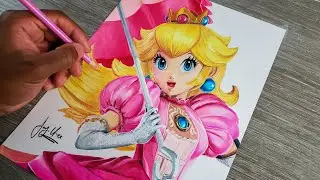 Drawing Princess Peach