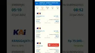 Tiket Kereta Api Jurusan Jember - Surabaya | kelas bisnis | weekend✓