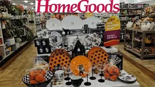 HOMEGOODS FALL AND HALLOWEEN DECORATIONS WREATHS KITCHENWARE AND MORE SHOP WITH ME 2024