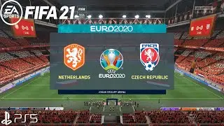 FIFA 21 PS5 | Netherland Vs Czech Republic | EURO 2020 | Round of 16 | 27 Jun 2021