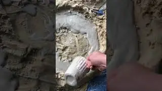 Ceramic sand slip casting -platter