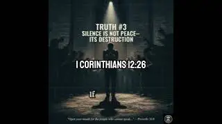 The Uncomfortable Truths Truth #3  Silence is Not Peace It is Destruction
