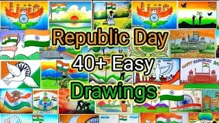 Republic Day Drawing Ideas / Easy Republic Day Drawing Images / Competition Ideas...