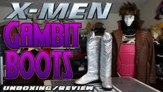 Gambit [X-Men] Cosplay Boots unboxing