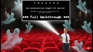1 (FULL WALKTHROUGH) THEATRE (1995) An Interactive Night of Horror #retrogaming #interactivefiction
