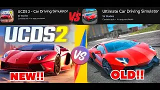 UCDS Vs UCDS 2 Better than Extreme Car Driving Simulator😮