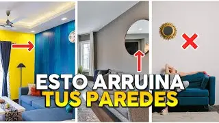 ERRORES EN DECORACI&Oacute;N DE  PAREDES Y SOLUCIONES (9 ERRORES)