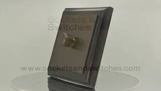 Vintage Oak Bronze Antique Sockets and Switches