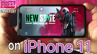 NEW STATE MOBILE GAMEPLAY on iPhone 11 in 2022!? | (MAX SETTING) HANDCAM!!