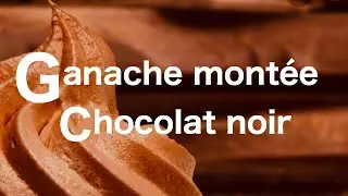【Ganache montée chocolat noir 】 Facile et délicieux   Mme.Ushiro