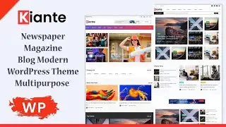 Kiante Theme Review 2025  Best Newspaper & Blog WordPress Theme for Beginners | By WPVerse