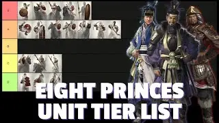 Список уровней юнитов &laquo;Восемь принцев&raquo; | Total War: Three Kingdoms