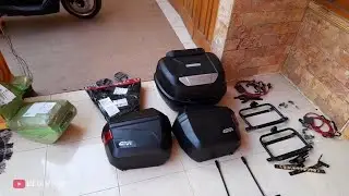 PASANG BOX GIVI E43 NTL - BRACKET KUCAY NEW NMAX 2021